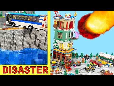 LEGO Disaster ACTION Movie - Meteors - Quicksands - Flood - PURE ACTION