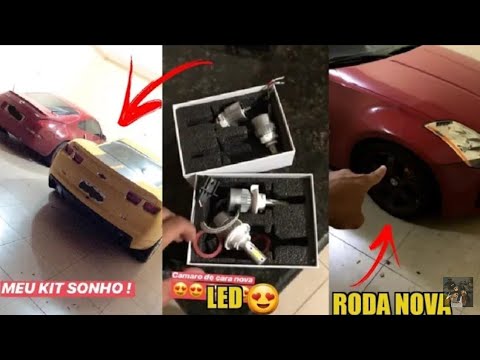 O RENATO VAI COLOCAR LED NO NISSAN 350Z E NO CAMARO 😱😎