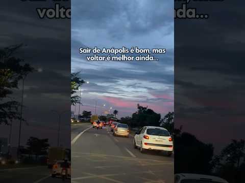 Sente a vibe… desse anoitecer!📍#Anápolis (GO) 🚗 04/2026 #goias #sunset #goias