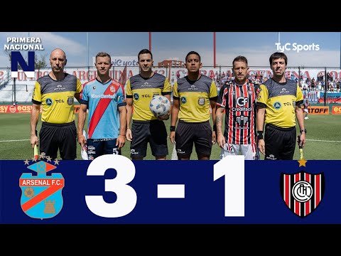Arsenal 3-1 Chacarita | Primera Nacional | Fecha 9 (Zona A)