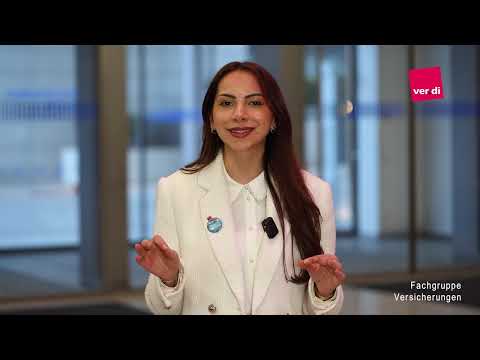 Cansu Cinar aus der Verhandlungskommission zur ersten Verhandlungsrunde Versicherungen