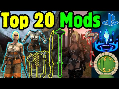 TOP 20 BEST SKYRIM MODS on PS4/PS5 in 2025