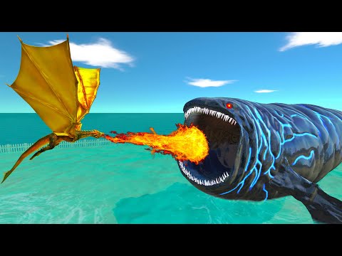 3 Little Dragon VS Kaiju Monsters - Animal Revolt Battle Simulator