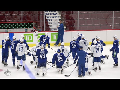 Opening Day of the Canucks 2021 Training Camp