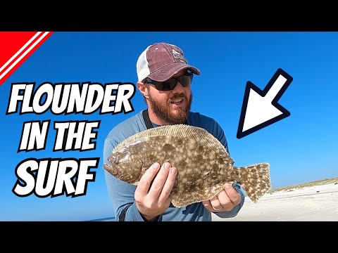 How To Catch FLOUNDER In The SURF!