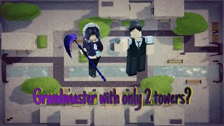 Arena TD - Grandmaster with only 2 towers - City - Hitmen + Reaper