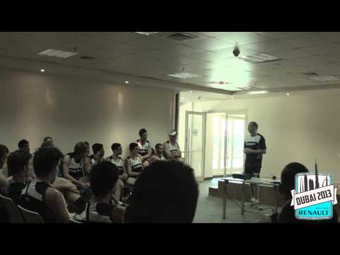 PTV in Dubai: Ken Hinkley's first words to draftees