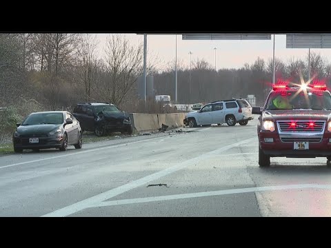 Icy conditions cause several crashes across Valley