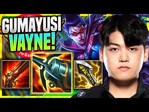 GUMAYUSI DOMINATING VAYNE WITH NEW ITEMS! - T1 Gumayusi Plays Vayne ADC vs Samira! | Preseason 11