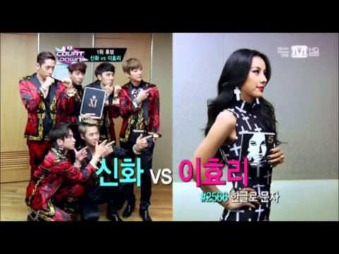 [SFSubs] 130530 MCountdown Shinhwa vs. Hyori