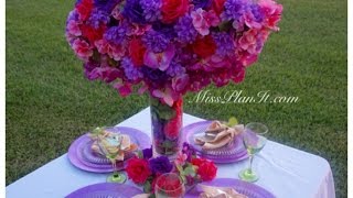 DIY:Tutorial Floral Dream Centerpiece for Under $40!