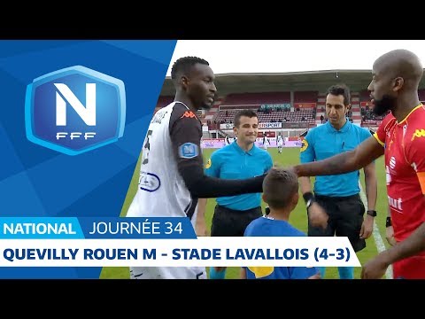 J34 : Quevilly Rouen Métropole - Stade Lavallois (4-3), le résumé I National FFF 2018-2019