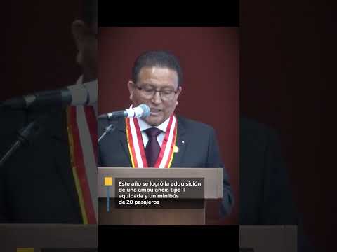 UNJBG ADQUIRIÓ AMBULANCIA TIPO II Y MINIBÚS DE 20 PASAJEROS #unjbg #tacna  #universidad