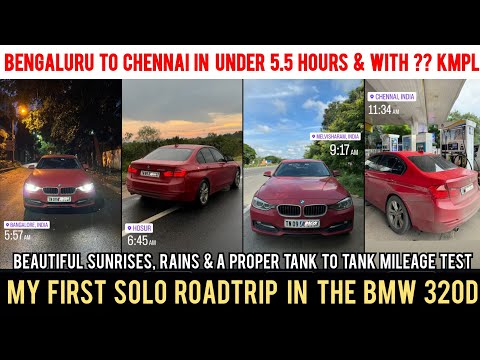 Thumbnail for BMW 320d Mileage test | Chennai to Bangalore | First solo road trip | Shocking results! by BMW 320D