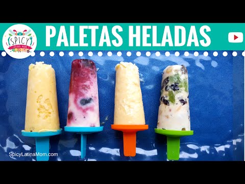 How to make PALETAS HELADAS Mexican Popsicles recipes