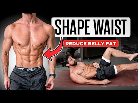 10 Minute Belly Fat & Waist Shaping Workout | No Equipment | Rowan Row