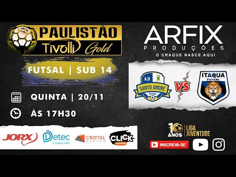 AD SANTO ANDRÉ x ITAQUÁ - FUTSAL | SUB 14 (FHD)