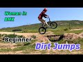 Practicing Beginner Dirt Jumps On My BMX Carla Learns To Ride 2