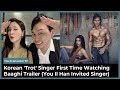 Real Korean 'Trot' Singer First Time Watching Baaghi Trailer! Tiger Shroff, Amazing Action