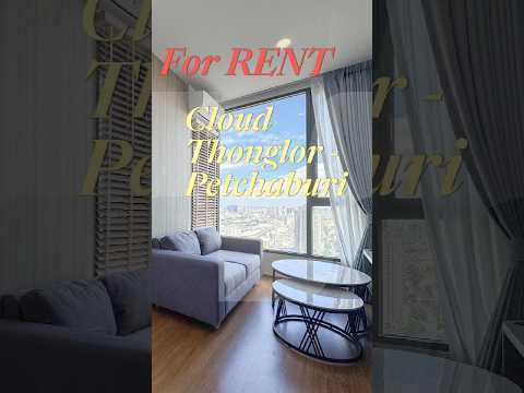 🔥ให้เช่า ห้องใหม่พร้อมอยู่🔥Cloud Thonglor - Petchaburi, 1ห้องนอน/1ห้องน้ำ 34sqm ชั้น38 วิวเมือง ใกล้ MRT Phetchaburi, ARL Makkasan – รูปที่ 3