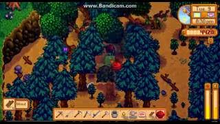 Stardew Valley: Cutting trees with Bombs
