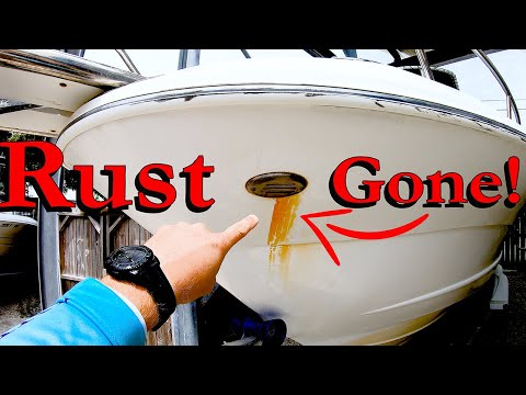 Removing RUST From A Boat The EASY Way!