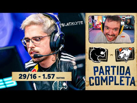 FURIA vs VIRTUS PRO - PARTIDA COMPLETA COM GAULES - STAGE 3 DIA 2 BLAST AUSTIN MAJOR