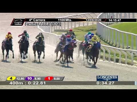 12/09/2020 – Hipodromo Maroñas – Carr 4 – LARILU (2013)