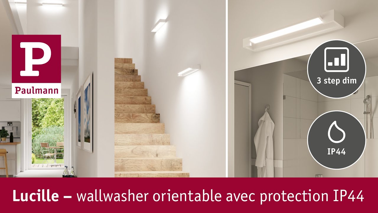 Paulmann Applique LED Lucille, Blanc