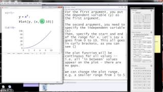 Download the video "Mathematica: Plot vs. ListPlot: Two ways to plot curves"