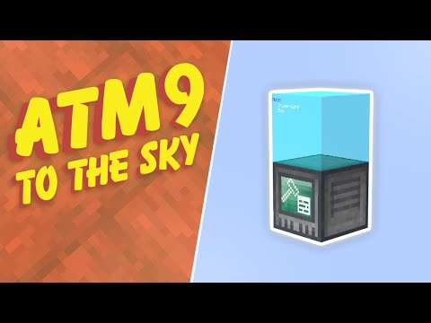 All The Mods 9 To The Sky EP4 Rftools Builder & Building Gadgets Base Building Tools