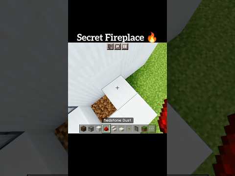 INSANE secret Minecraft fireplace revealed!! 🤯