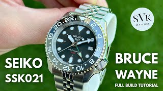 Seiko SSK019 Bruce Wayne Mod [Full Build Tutorial]