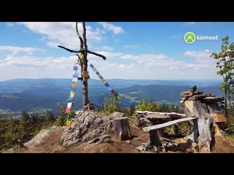 Goldsteig Wanderung 8Tausender 🌳Eck - Großer Arber ☀️  ⛰️ Pfingstmontag 😎 #MyKomootStory #Goldsteig