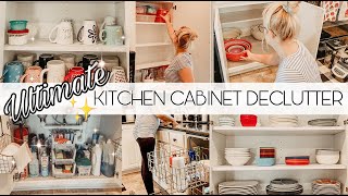 ULTIMATE KITCHEN CABINET DECLUTTER