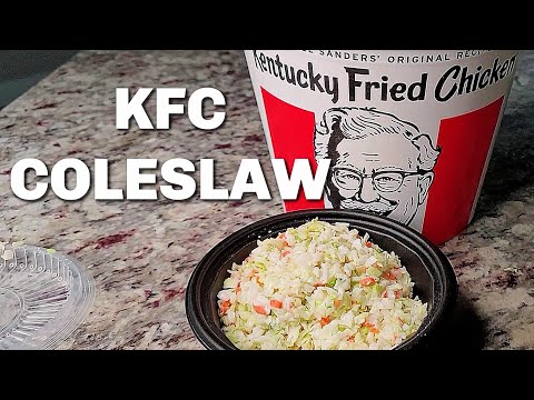 The SECRET To KFC Style Coleslaw | Trying To Recreate...