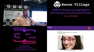 OSINT at Clemson: Unmasking John Mark Dougan's Disinformation Empire
