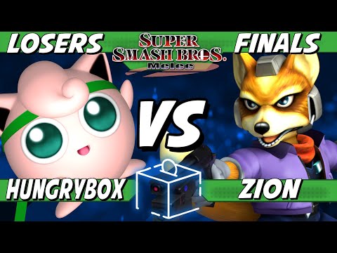 Coinbox 54 - Hungrybox (Jigglypuff) vs Zion (Fox) Losers Finals - Smash Melee