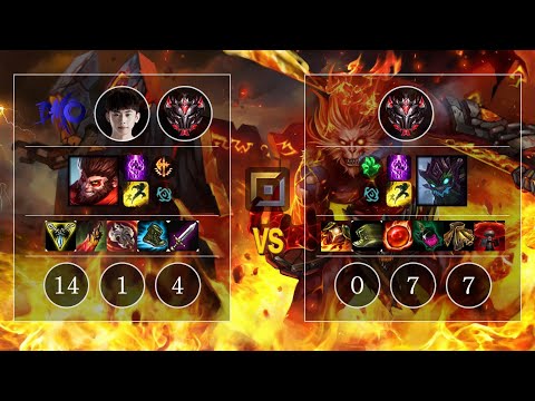 DMO Natural Wukong vs Maokai Top - KR Patch 10.12