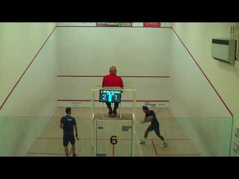 Aston & Fincher Sutton international 2018  Abhay Singh vs Jan Van Den Herrewegen 2