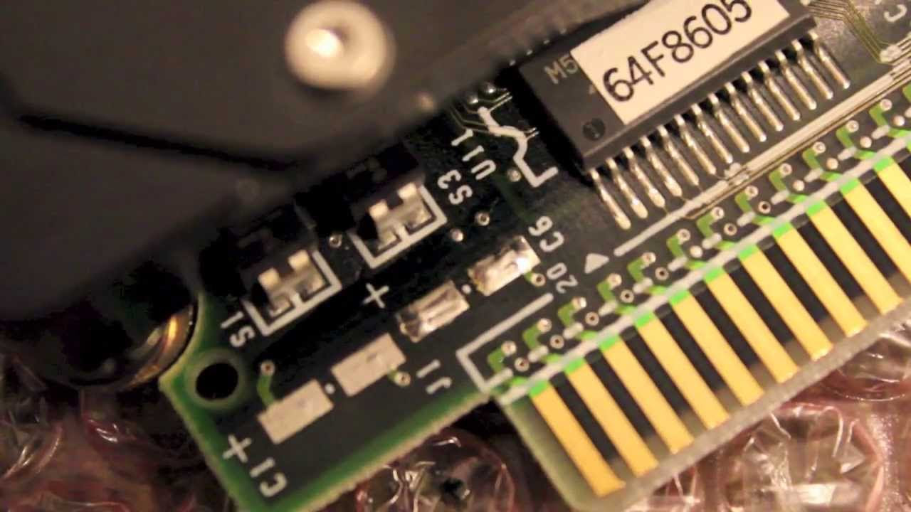 Sega TeraDrive WDL-330P Hard Drive Capacitor Replacement
