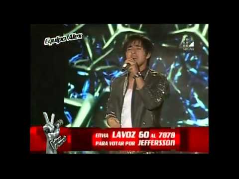 Jefferson Tadeo canta "Esta noche" | Conciertos en vivo | La Voz Perú 2015