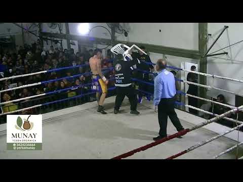VELADA DE #BOXEO #SANTOTOME - DAMIAN GONZALEZ PERI BOXING VS LEONEL MOSCONI SANTILLAN BOX