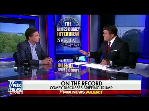 JAMES COMEY FULL ONE-ON-ONE INTERVIEW WITH BRET BAIER (4/26/2018)