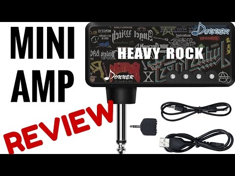 Mini Guitar Amp ★ FIRST LOOK ★ Review - Donner Heavy Rock Pocket Amplifier