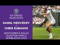 Daniil Medvedev vs Chris Eubanks | Quarter-final Extended Highlights | Wimbledon 2023