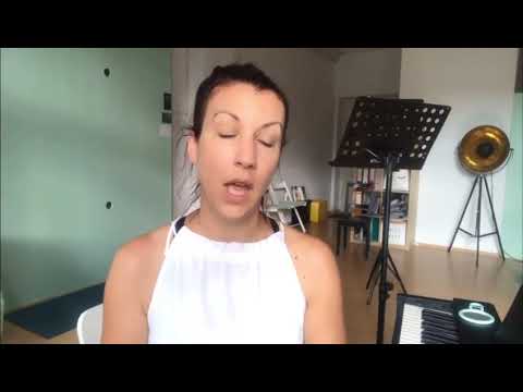 Eine Übung, um den Bruch von Bruststimme und Kopfstimme zu beheben.