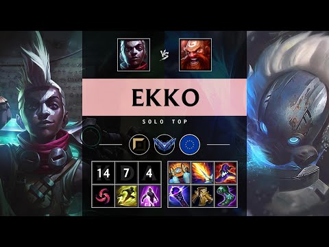 Ekko Top vs Gragas - EUW Diamond Patch 25.11