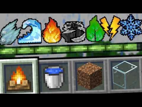 Minecraft but there are Elemental Hearts
