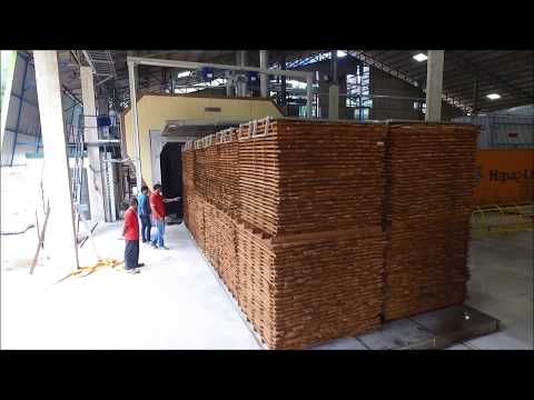 Luxhammar rubberwood thermal modification kiln in Thailand